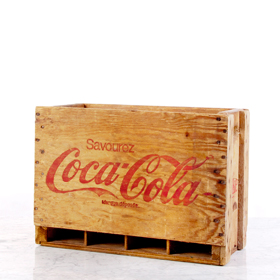 The Perfect Table - Vintage Crate Coca-Cola Crate Rental